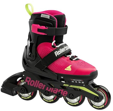 Rollerblade Microblade Inline-Skate Rosa/Verde Chiaro 17.5