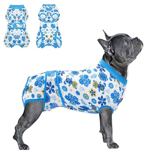 PetWarm Recovery Suit for Dogs,Dog Cat After Surgery Onesie for Male & Female Dogs,Post-Spay & Neuter, Entwöhnung,Cotton Protect Dog Abdominal- Hundekegel & E-Collar Alternative, Small