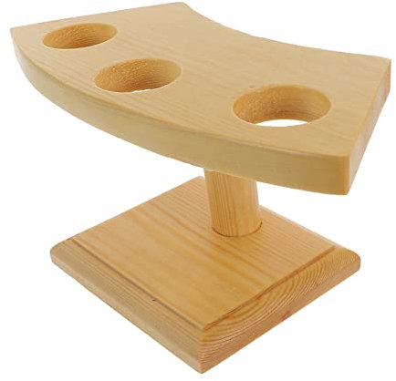 Cabilock Présentoir à Cornets de Glace Multi-usages Présentoir à Rouleaux de Sushi Support à Cornets en Bois pour Fêtes Et Quotidiens