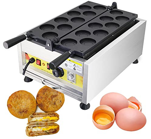 PYapron Healthy Omelette Maker Electric, Quick Cook Multicooker, Non-Stick Cooking Plate, Modern Stainless Steel