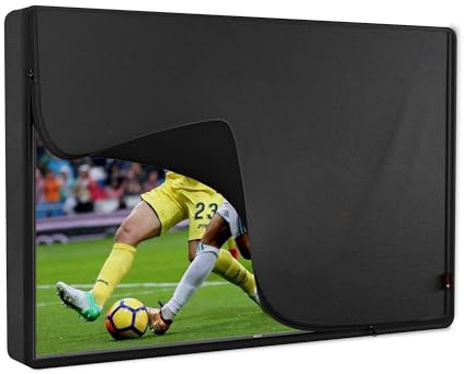 iBirdie Outdoor-TV-Abdeckung, 203 bis 215,9 cm (80 bis 85 Zoll), wasserdicht, Abdeckungsgröße 190 cm B x 114 cm H, wetterfest, mit Reißverschluss für Flachbildschirme von 80 bis 215,9 cm (80 bis 85