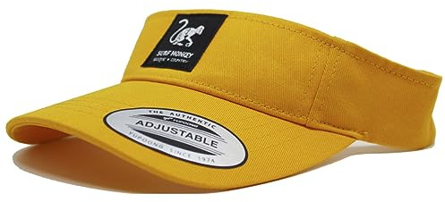 Surf Monkey Visier für Herren/Damen – Golf/Tennis – Einheitsgröße – Baumwolle