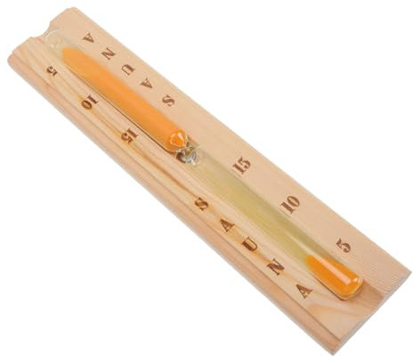 CIYODO Tisch-Sanduhr Für Trockendampfbad Holz Glas Timer Sauna-erinnerungstimer Sanduhr-Timer Für Trockendampfbad