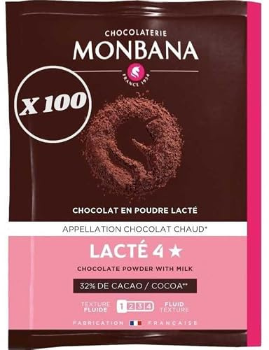 Monbana - Chocolat Monbana Lacté 4 Étoiles - 100 x 30g