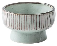 NEBE Ciotole Cucina Stoviglie in ceramica cinese con piede alto, ciotola for zuppa, ciotola for gelato, snack da ristorante, piatto for snack, piatto da dessert Scodella Colazione(A)