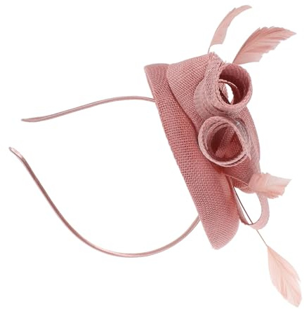 ADOCARN Accessoire Capillaire Spirale Faux Lin pour Mariages et Bals Élégant et Unique pour Look