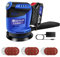 21V Cordless Orbital Sander with 1X 1.5Ah Battery & Charger, 360° Rotating Base, 3-Speed Control, 12Pcs Sandpaper – Perfect for Sanding, Polishing Wood & Metal Surfaces