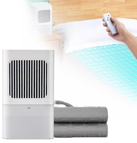 Cooling Mattress Topper for the Bed, Electric Water Cooler Mattress Topper System, 3-Level Adjustable Cooling, 2L Visible Water Tank, for Hot Sleeper and Night Sweat(Single)