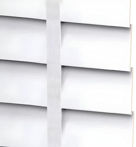 Venetian Blinds 50mm Slats, Solid Wood & Aluminium Alloy, Blackout Privacy, Soundproofing, Heat Protection, Indoor Horizontal Blinds