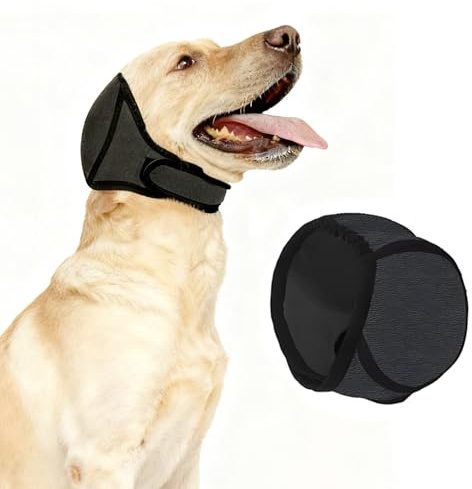 Gehörschutz Hund, Ohrenschutz Hund, S Größe Gehörschutz für Hunde, Geräuschreduzierung Hunde Ohrenschutz Ideal für Täglicher Gebrauch Tierarztbesuche und Reisen (Grau)
