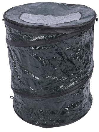 KIMISS Contenedor de Basura para Acampar, Contenedor de Basura Plegable para Uso, Bote de Utilitario Portátil y Duradero para Patio Trasero, Picnics y Eventos
