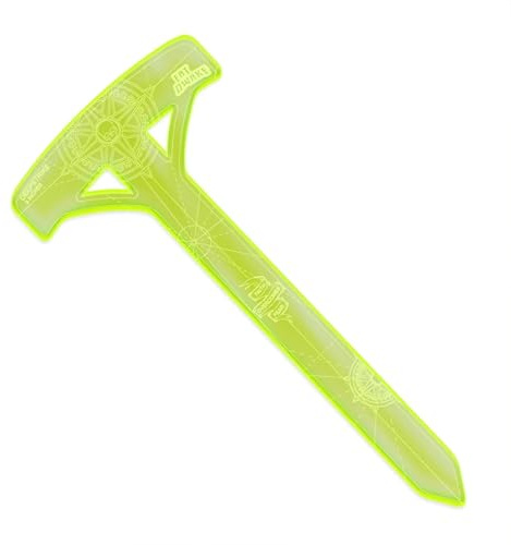 Deep Strike Range Ruler 9 Inch – Acrylic Tabletop Wargaming Measuring Tool – Precision Deployment Gauge for Miniature War Games Compatible with Warhammer 40k