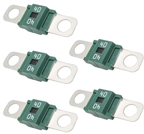 SUCANY 40A Midi Hochstromsicherung Bolt-on Sicherung,40 Ampere AMI Sicherung,für PKW, Busse, LKW, Wohnwagen, Baufahrzeuge (5 Stück)