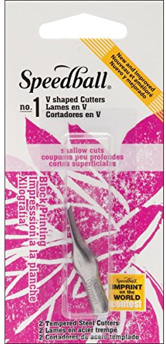 Speedball Lino Cutter #1 Lino Cutter Small V Gouge, For Art, Block Printing, Screen Printing, Craft, Printmaking, Home, Block Printers, Studio, Artists, Carving, Stamping, Linoleum, Graphics