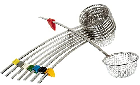 Tellier Combrichon NC8090660 Lot de 4 Louches à Fondue INOX