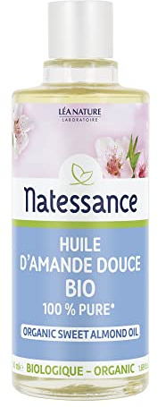 Natessance - Bio-Mandelöl – Baby – 100% rein – zertifiziert biologische Landwirtschaft – Flasche mit 50 ml