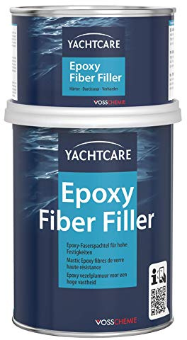 Yachtcare Epoxy Fiber Filler Glasfaserspachtel 2kg - Faserverstärkte Epoxy Spachtelmasse