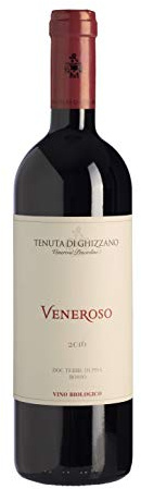 Tenuta di Ghizzano - Veneroso - Vino Tinto BIO D.O.C. Tierras de Pisa, Toscana. Orgánico. Premiado Vino Histórico Dedicado a Veneroso Venerosi. Botella 0,75 Litros