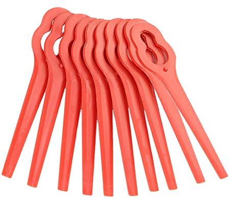Hicello 100PCS (7x12mm) Strimmer Blades L83mm, PA6 Plastic Grass Trimmer Blade, Brush Cutter Cordless Blades FRT18A FRT18A1 Art 46155 FRT20A1 Compatible with Einhell BG-CT 18 Li Lawnmower