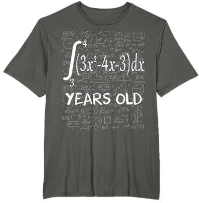 20e Anniversaire 20 Ans de calcul intégral mathématique T-Shirt