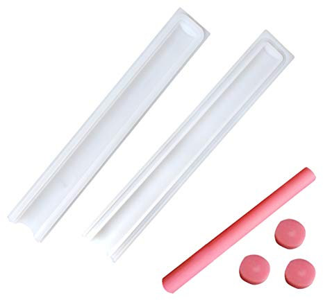 LaceDaisy Fai da te lungo tubo schiuma dessert stampo tubo in silicone stampo per la fabbricazione di saponi stampo candela fatto a mano candela, decorazione torta strumento,cucina artigianato