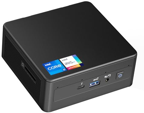 Intel NUC 11 NUC11PAHi7 Panther Canyon Desktop Mainsteam Kit Barebone, Intel Core i7-1165G7 4-Core, 2,8 GHz - 4,7 GHz Turbo, 8 thread, 12 MB di cache, grafica Intel Iris Xe 28 W