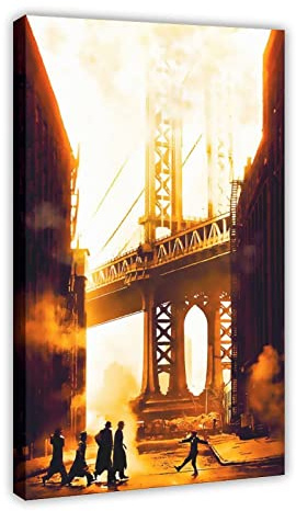 TSALF Quadro A Olio su Tela Senza Cornice C'era Una Volta in America Movie 0 Canvas Wall 60x90cm