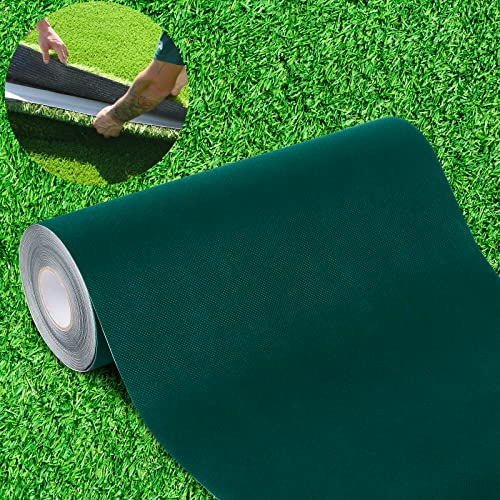 Artificial Grass Seam Tape 12 x 33' Turf Self Adhesive for Seaming Synthetic Turf,Fake Grass and Connecting Outdoor Carpet,Green Lawn Rugs