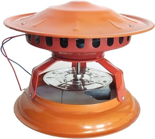 BLUEZY Chimney draft inducer, 60W/80W/100W/120W Electric Chimney Fan Flue, Chimney Cowl Cap, Chimney Ventilation Fans Chimney Induced Fan for Barbecue Air Extractor B