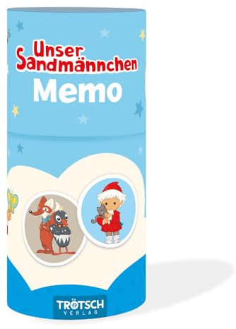 Trötsch Unser Sandmännchen Memo: Kartenspiel Gedächtnisspiel, Yellow