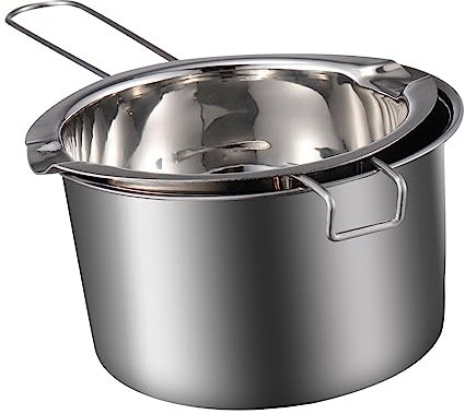 ABOOFAN Double Boiler Pot Stainless Steel Pot for Candle Melting Wax Chocolate Use in