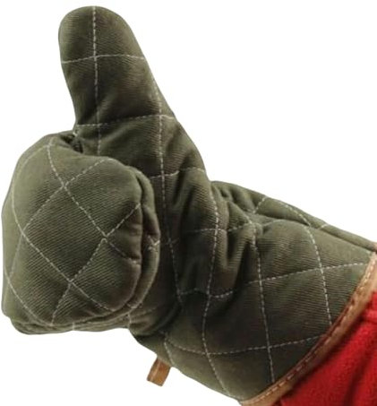 AOGATO maniques Cuisine Gants Protecteurs Travail-c-Blanc-Taille Unique