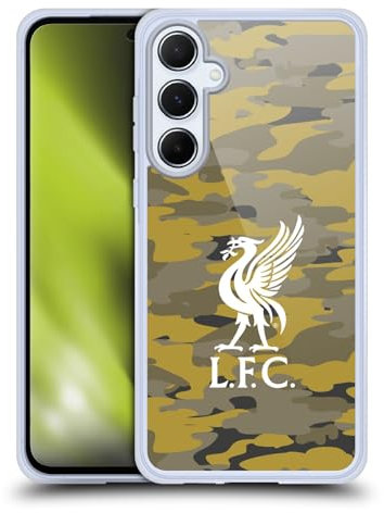 Head Case Designs Offizielle Liverpool Football Club Royal Liver Bird Farben Camou Gel Handyhülle Hülle [Militärischer Schutzgrad] Kompatibel mit Samsung Galaxy A55 5G