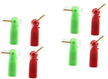 BCOATH 8 Stk Schreibtischventilator Bunter LED-Lüfter USB-Fans Spielzeug Handfächer Korb Handfächer für Kinder tragbarer handventilator büroventilator Tischkühler Mini-LED-Lüfter