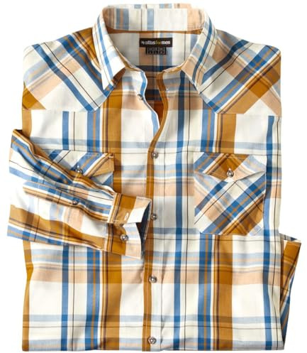 ATLAS FOR MEN - Camicia a Quadri - L
