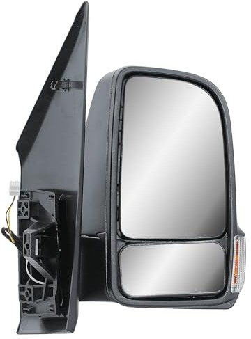 Driver Right Side Door Wing Mirror O/S Manual without Heated Manual Folding Short Arm for Mercedes Sprinter W907 W910 2019 to 2024