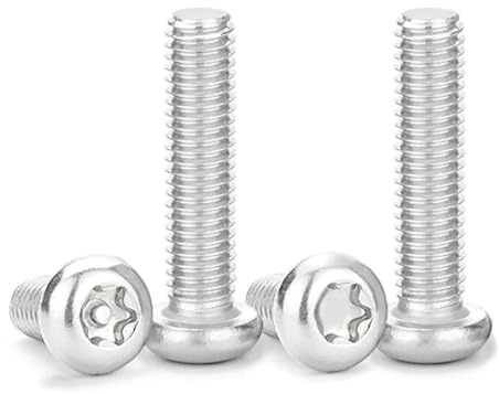 Tornillos Torx de cabeza plana Pernos de cabeza semicircular de acero inoxidable 304, 10 piezas, M3x40