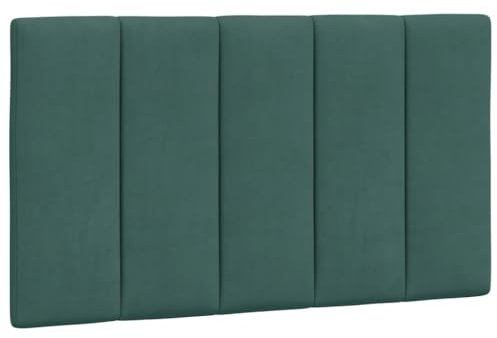HETFTJN Bettrückwände Wandkissen Wandpolster Headboard for Bed - Kopfteil-Kissen Dunkelgrün 80 cm Samt für Herbergen Bett Gästezimmer Jugendzimmer