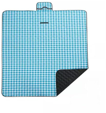 MXMZSRTH Picknickmatte Outdoor-Strandmatten Camping Tragbare Bodenmatten(Blau,2x2m)