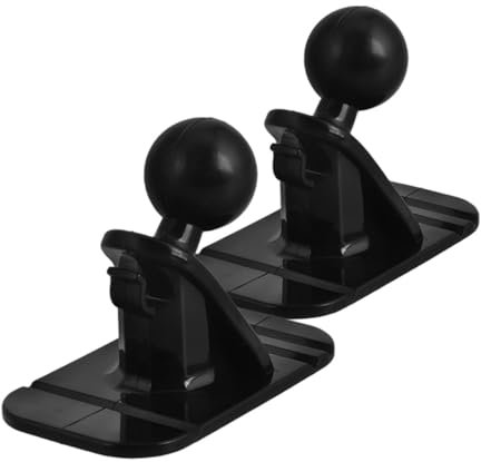 UTHCLO 2pièces Support De Téléphone pour Voiture Base Adhésive à Tête Sphérique Lot de Support Ajustable pour Tableau De Bord Compatible avec Divers Environnements