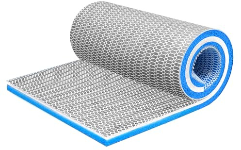 Feruchun 8D Spugna Filtro Acquario, 30 x 40 x 2cm Ovatta Filtrante Acquario per Pulizia di Acquari Laghetti,Taglio Libero