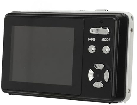 Akozon Fotocamera Digitale Portatile Compatta con 16X, 48MP 1080P, Vlog Travel - Fotocamere