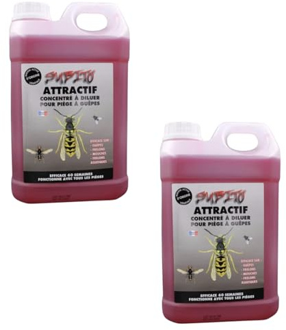 Pack de 2 Liquide piège à guêpes - Bidon 2,5L
