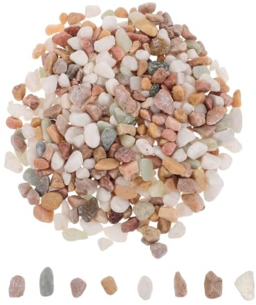 Alasum Piedras Decorativas 1.5x0.8x0.7 Cm Suculentas y Cactus, Piedra Ligera y Transpirable de Tamaño Textura Natural y Estilo Minimalista Color Aleatorio para Macetas