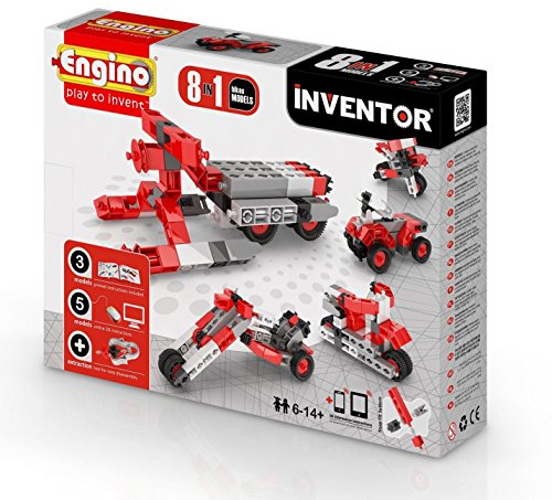 Engino-INVENTOR 0832 – konstruktionssats 8 i 1 motorcykel