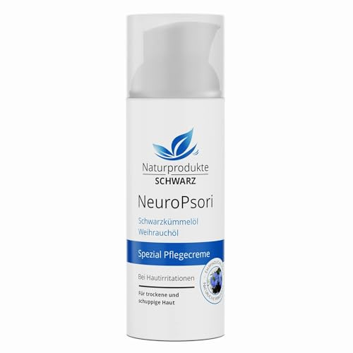 Naturprodukte Schwarz - NeuroPsori Spezial Pflegecreme - Hautpflege bei trockener, geröteter Haut und schuppiger Haut, 50ml