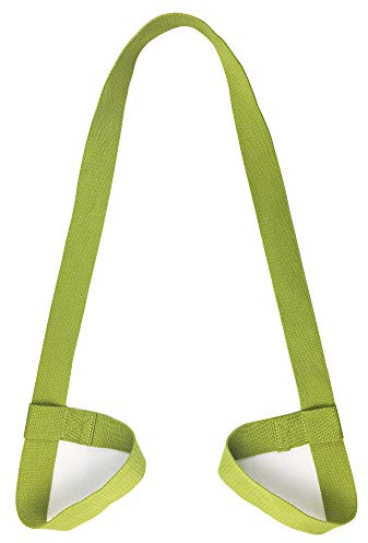 Riarbronee Tragegurt für Yogamatte, verstellbare Schlaufen für alle Mattengrößen (Matte nicht im Lieferumfang enthalten), grün, (L x W): about Approx 1.65m X 0.038m
