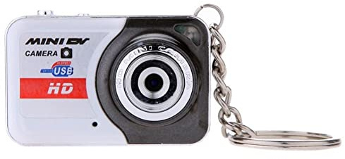 Mini Digital Camera High Definition Camera Ultra Mini Camera Portable Camera with Keychain for Students Teens Adults