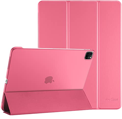 ProCase Coque pour iPad Pro 11 Pouces 2022/2021/2020/2018, Nouvel Étui Amélioré sans Le Moindre Souci pour l’Utilisation, Housse de Protection Anti-Chute -Rouge Pastèque