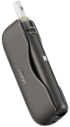 KIWI 2 Starter Kit, Nuova Sigaretta Elettronica KIWI 2, 400mAh, Powerbank 1800 mAh, 1.8 ml, senza nicotina, no E-Liquid (Iron Gate)